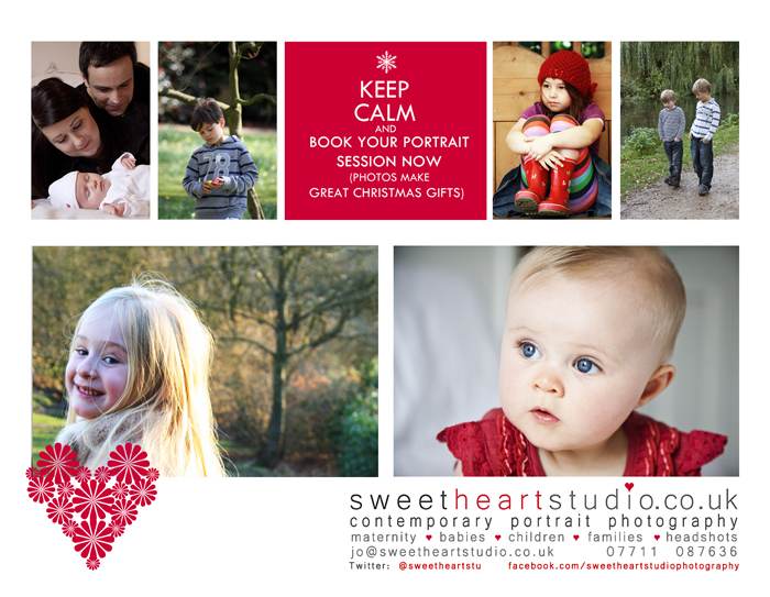 christmas mini photo sessions with sweetheart studio