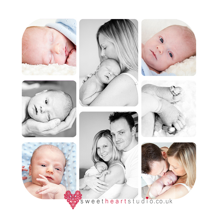 newborn baby portrait session in raynes park