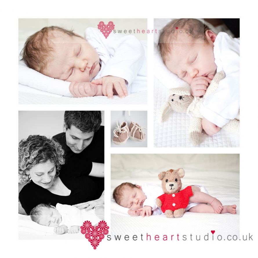newborn baby shoot in Raynes Park