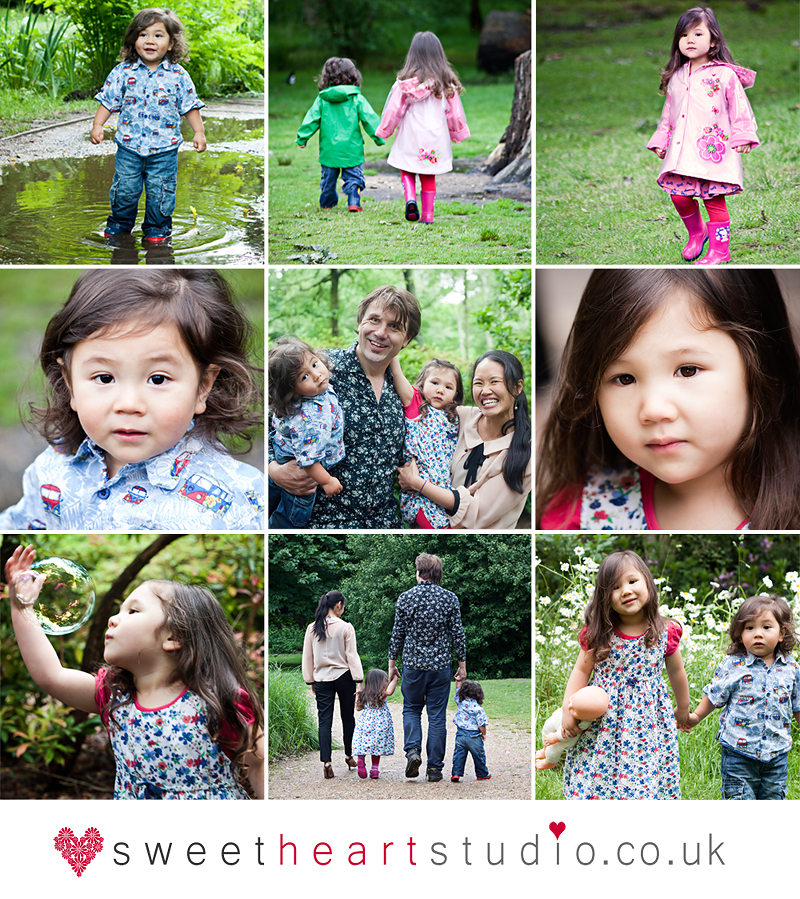 family photo shoot in richmond park surrey