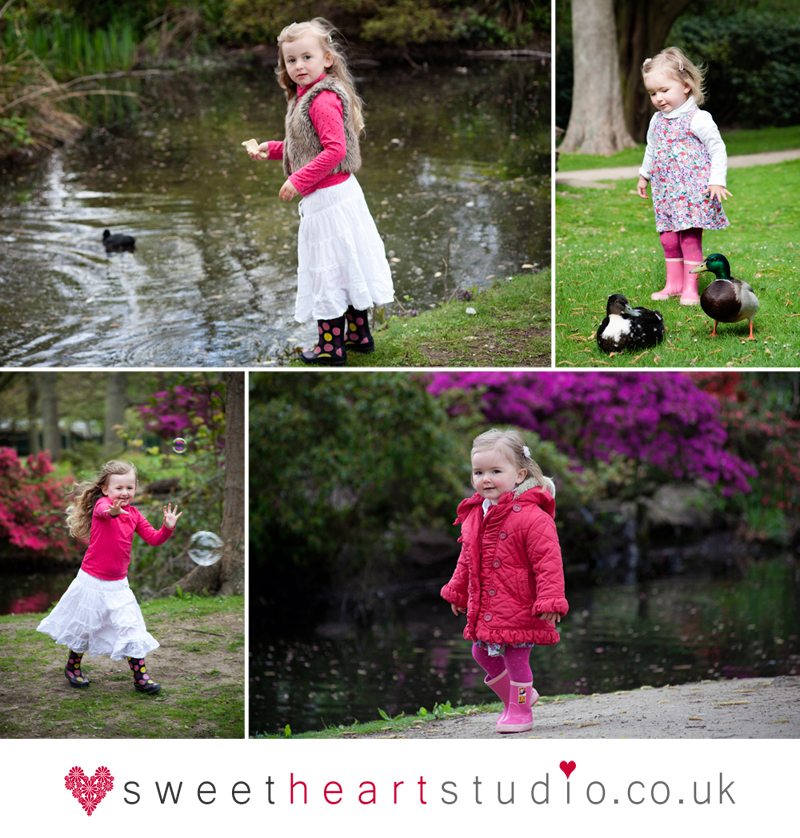 family portrait session in bushy park