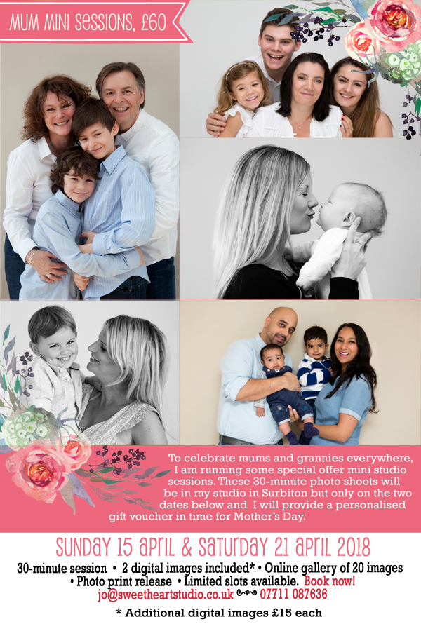 mothers day photo sessions 2018