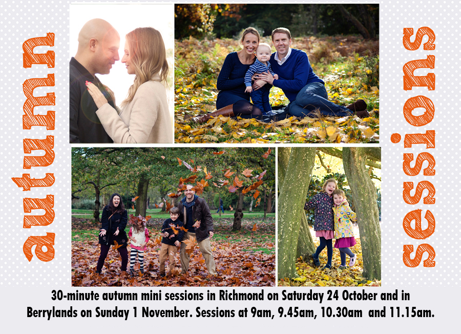 autumn photo sessions richmond and berrylands